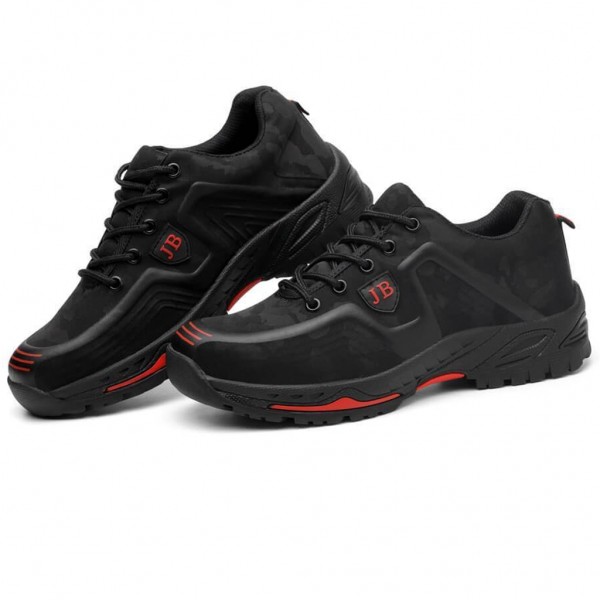 Indestructible Shoes Work Safety Shoes Puncture-Protective Footwear Jailbreak Black Red