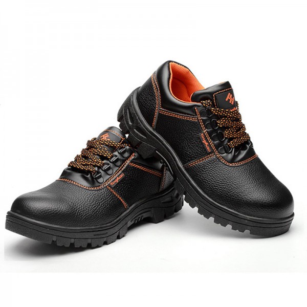 Waterproof Anti-Smashing Steel Toe Slip Resistance Work Safety Shoes