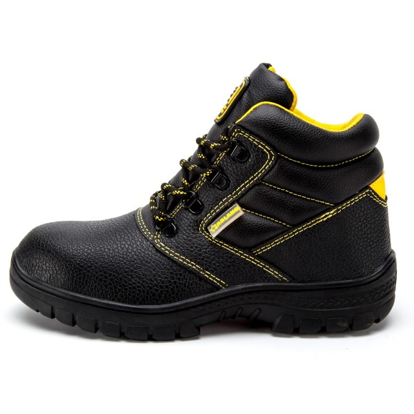 Waterproof Leather Breathable Anti-Smashing Steel Toe Work Boots Safety Shoes