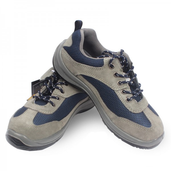 Anti-Static Wearproof Mesh Anti-Smashing Steel Toe Work Safety Shoes