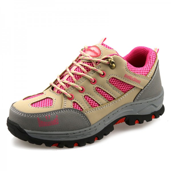Women's Breathable Mesh Upper Lining Puncture Proof Anti-Smashing Steel Toe Work Safety Shoes
